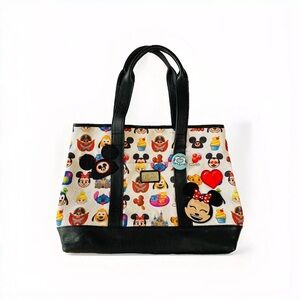 Disney Parks Loungefly Emoji Mickey & Friends Tote by Disney Boutique Stitch